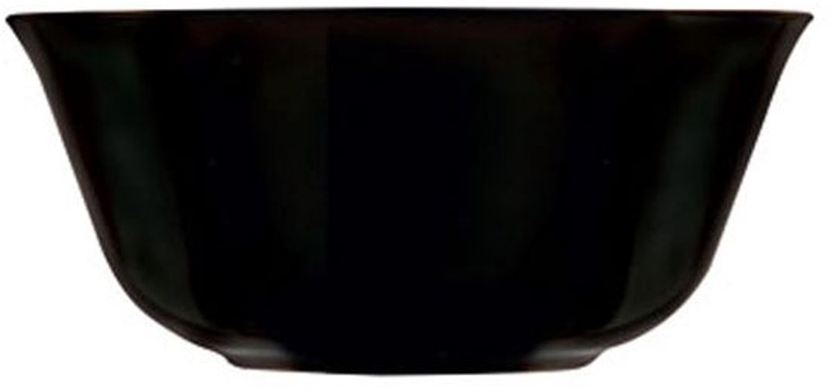 Luminarc Carine Noir Schaaltje D12cm Zwart