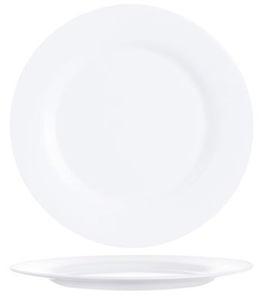 Bordenset Arcoroc Intensity White Wit 6 Stuks Glas 27,5 cm