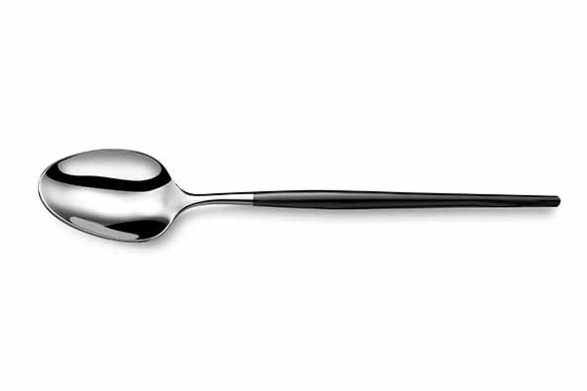 Soprano Pvd Black Koffielepel Set6 Kraft Box