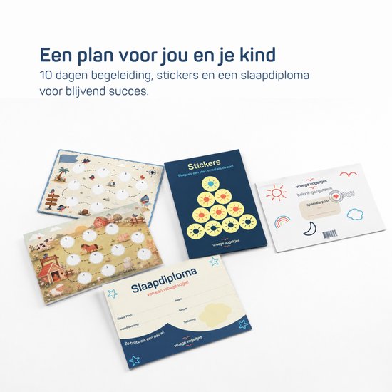 Vroege Vogeltjes Beloningssysteem voor Slaaptrainer - Met Slaapdiploma & Stickers - Peuters 3+ van vroege-vogeltjes — afbeelding 5