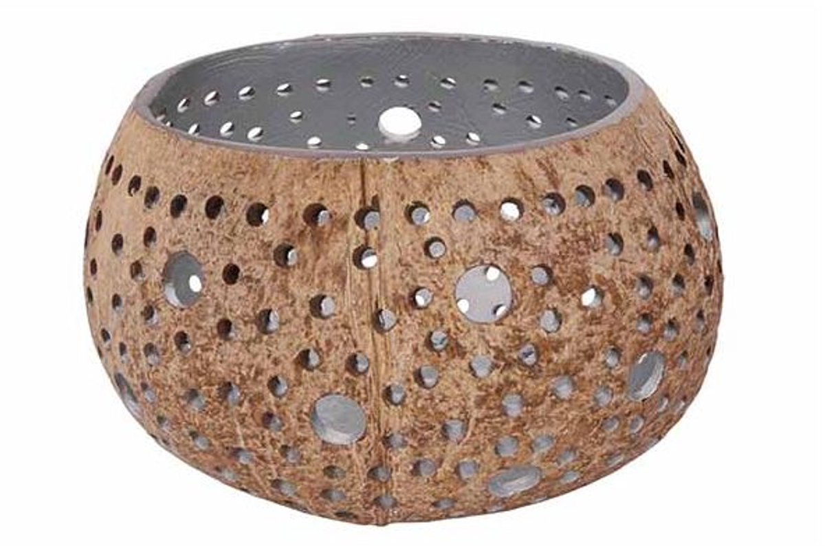 Cocos Kaarshouder Zilver D12cm