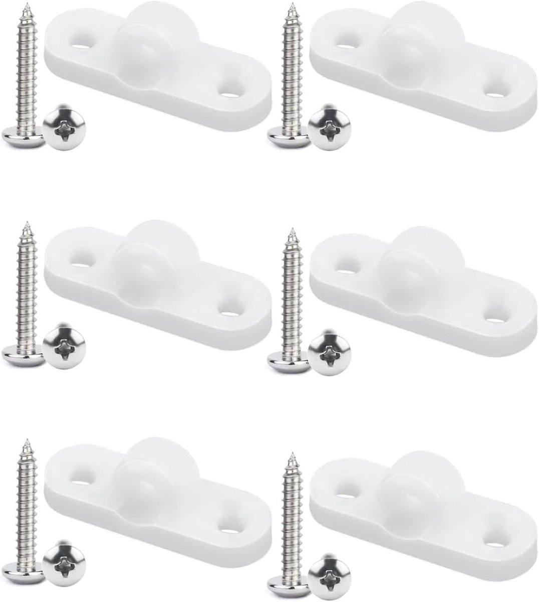 6 stuks voortentogen voor caravans met 12 schroeven, verticale en horizontale montage, universele accessoires voor voortenten, caravanaccessoires