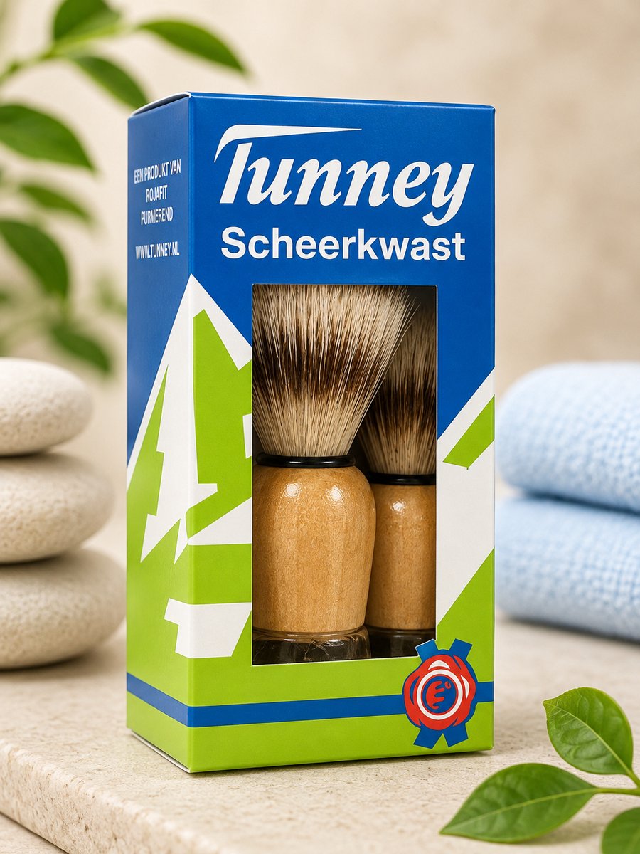 Tunney - Scheerkwast - Echt haar - Voordeelset 2 Stuks!!