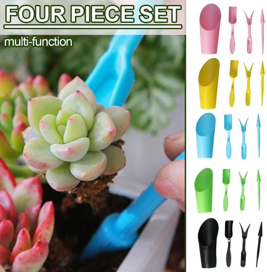 3-delige set gereedschap voor vetplanten - Tuingereedschapsset - Gereedschapsset voor terrariums binnenshuis - Handgereedschap voor het planten - Tuingereedschap voor — afbeelding 3