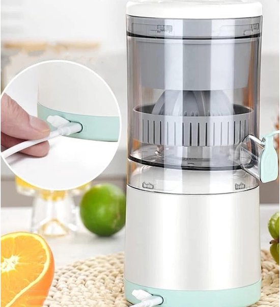 Multifunctionele Pers, Draagbare Sapcentrifuge, Oplaadbare Elektrische Sapcentrifuges, Gemakkelijk Schoon Te Maken. van Buyya — afbeelding 5