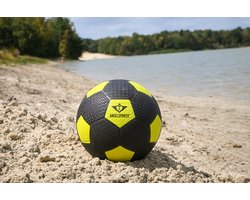Straatvoetbal Maat 5 – Rubberen Voetbal Geel – Trainingsvoetbal – Outdoor Sportbal – Voetbal voor Straatgebruik – Engelhart