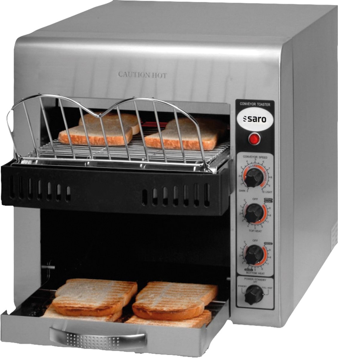 SARO bandoven model CHRISTIAN 3000 W Roestvrijstaal