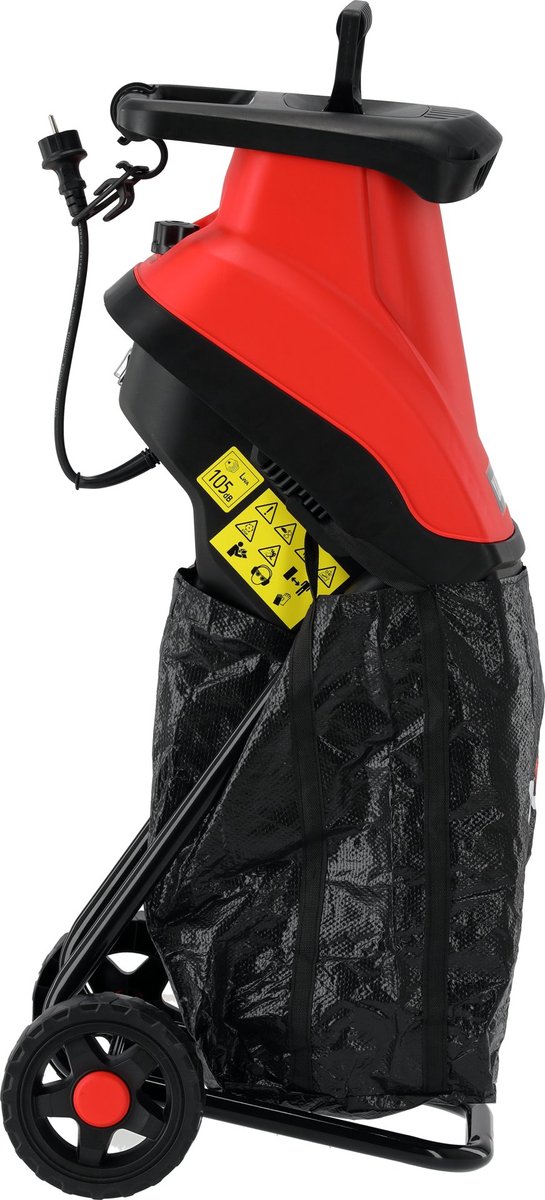 YATO Elektrische Hakselaar - 2500W - Voor Takken tot Ø 45 mm - Met SK5 Stalen Messen & 50L Opvangzak (YT-852370) van Yato — afbeelding 2