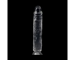 SINYX Dildo met Zuignap - 23,5 cm - Transparante Dildo - Realistische Dildo - Sex Toys voor Vrouwen - Sex Toys voor Mannen - Dildo Mannen Anaal - Sextoys