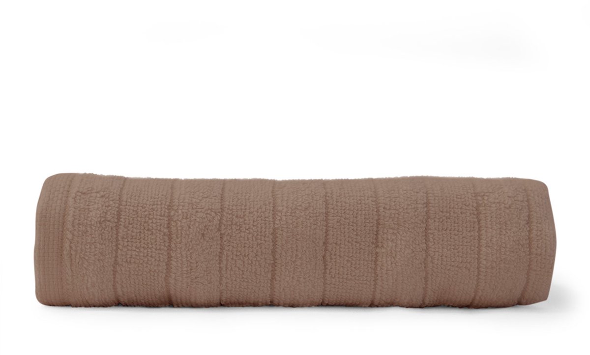 Darymex - Handdoek - Katoenen handdoek 50x90 cm, bruin patroon 16021