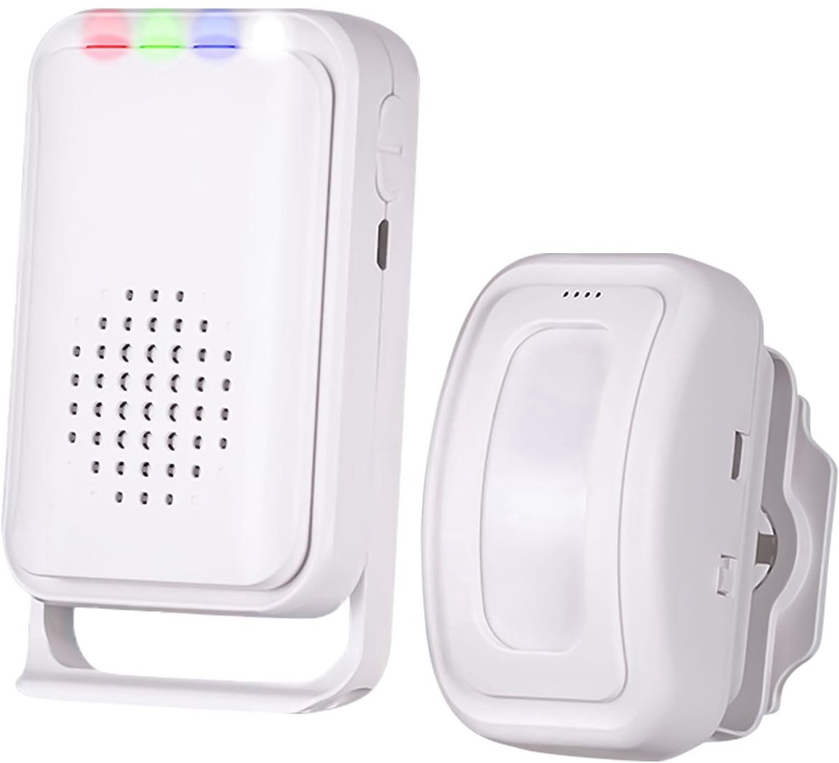 KZQ Draadloze Deurbel Met Bewegingssensor Infrarood En Sirene Voor Commerciële Ruimtes Alarm Set 1 Sensor En Ontvanger