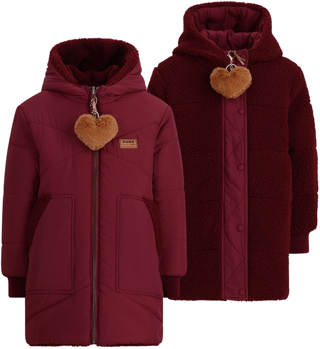 NONO N607-5204 Meisjes Jas Betty - Maat 134/140