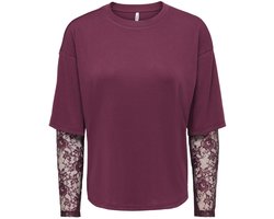 ONLY - ONLTAHLIA L/S LACE TOP PR JRS Dames T-shirt