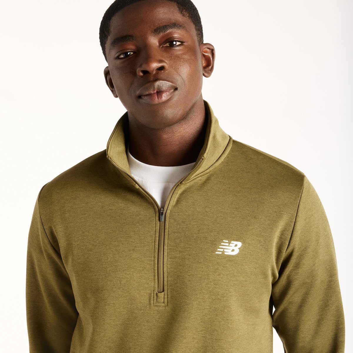 New Balance Sport Long Sleeve Shirt Heren Sporttrui Groen