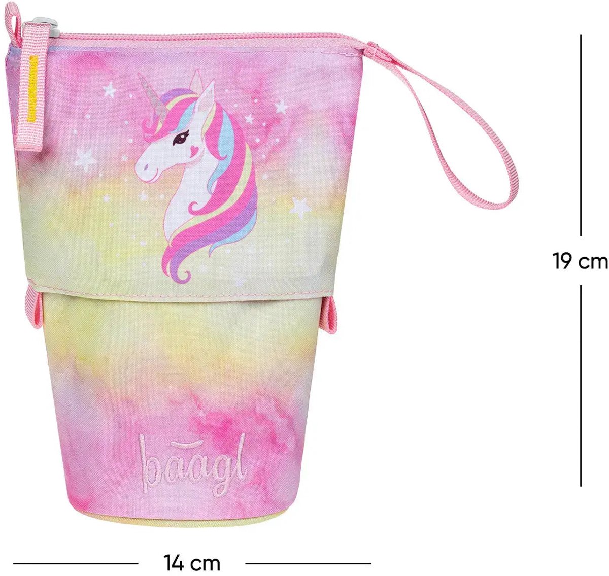 Baagl Pop-up Etui Rainbow Unicorn