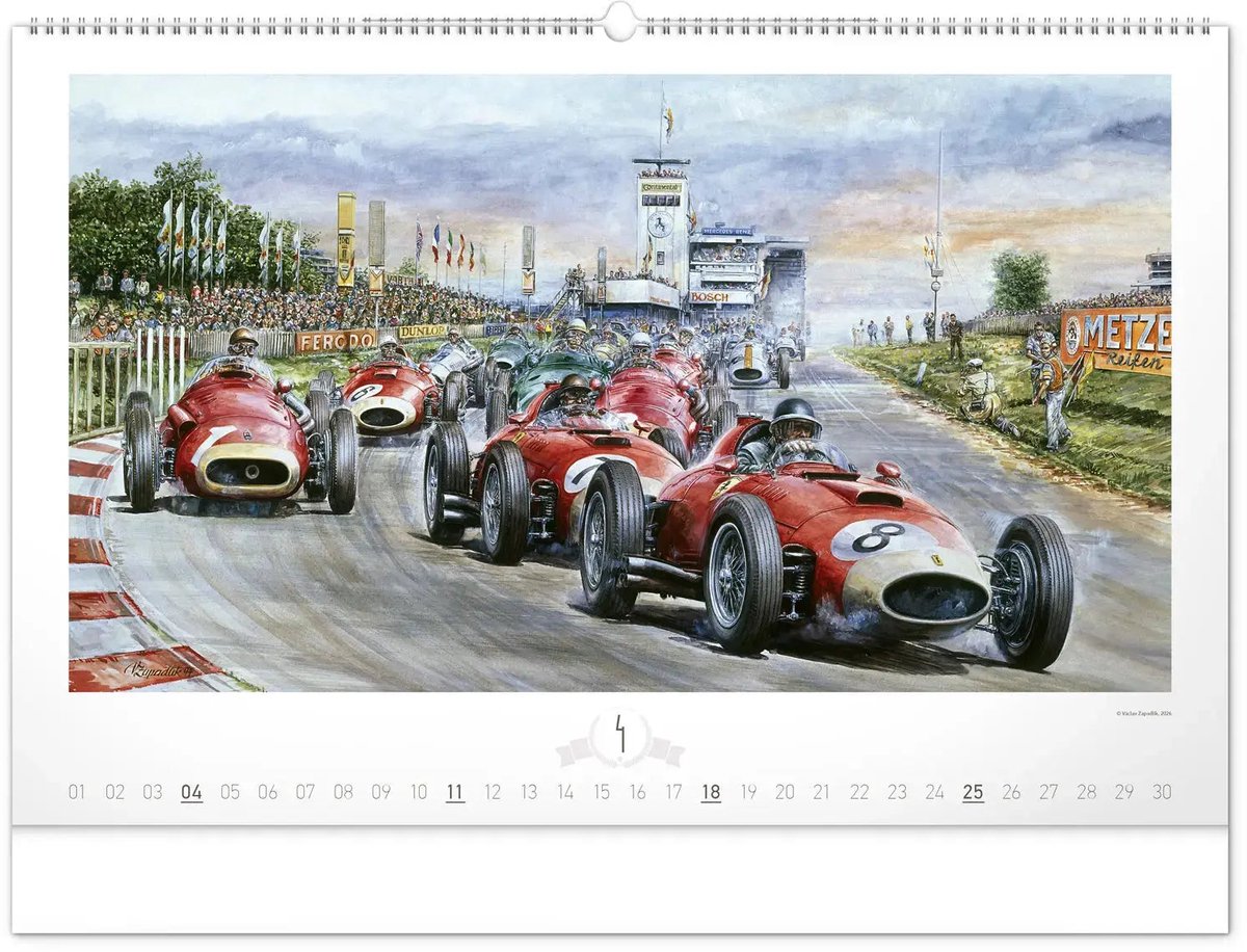 Oldtimers Kalender 2027 Groot
