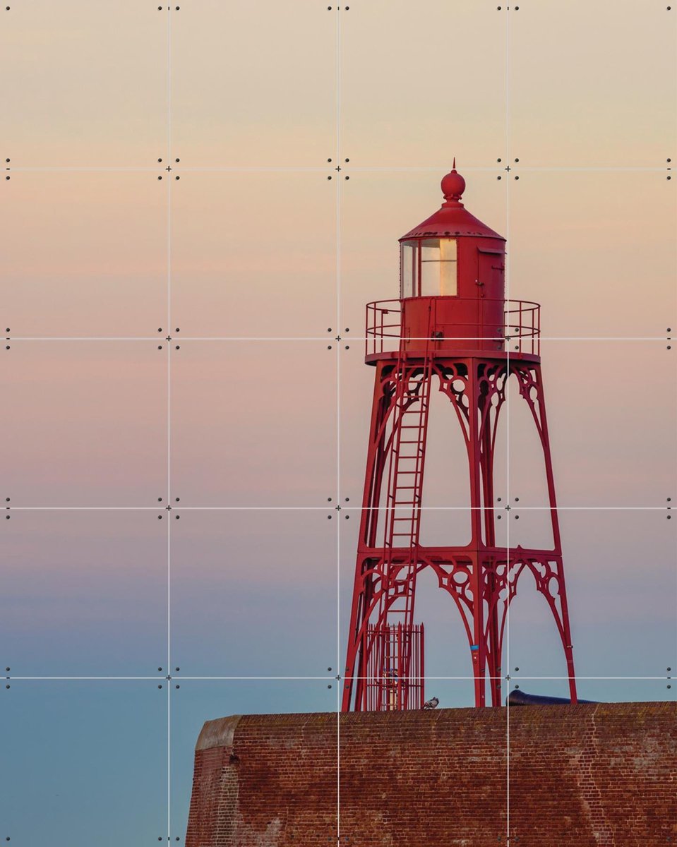 IXXI Keizersbolwerk Vlissingen, Michael Huijgens & Kunst in Kaart - 80 x 100 cm - Gratis ophangtool - Grote wanddecoratie en posters - Fotografie