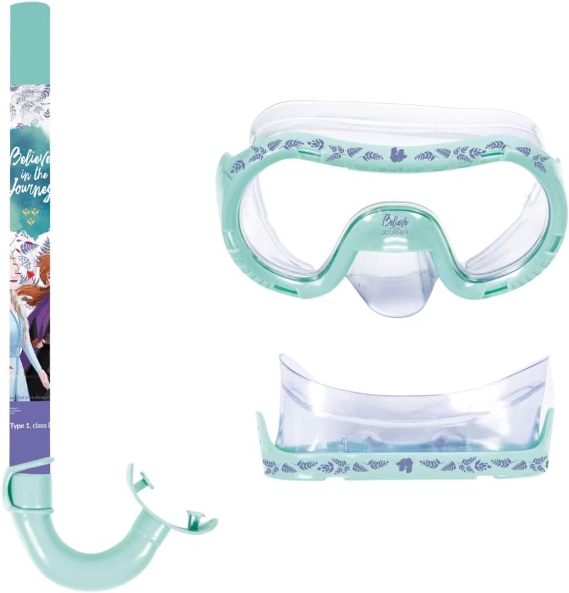 SnelShoppen - Snorkelset voor Kinderen vanaf 3 Jaar, Duikmasker met Snorkel, Verstelbaar en Antifog, Geschikt voor Strand, Zwembad en Vakantie