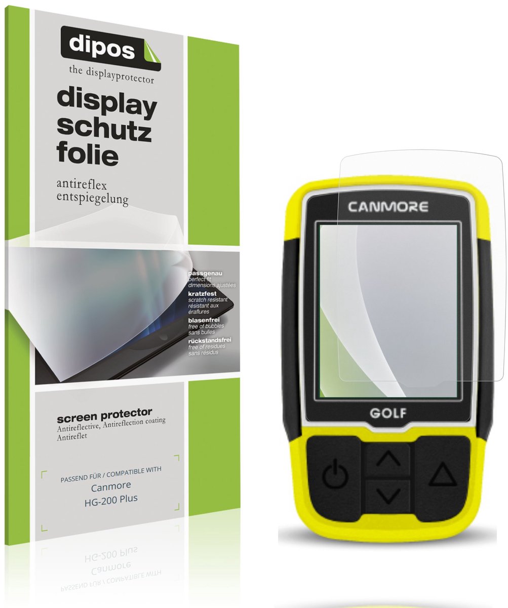 dipos – 2x Matte Beschermfolie geschikt voor Canmore HG-200 Plus | Krasbestendige & antireflecterende Screenprotector Ultra-Thin
