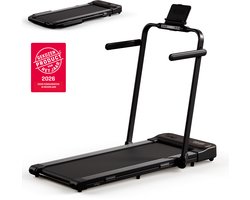 Moov Run Loopband Inklapbaar - 1-14 km/u Treadmill - Walking Pad - Opvouwbare Wandelband - Incl. Accessoires