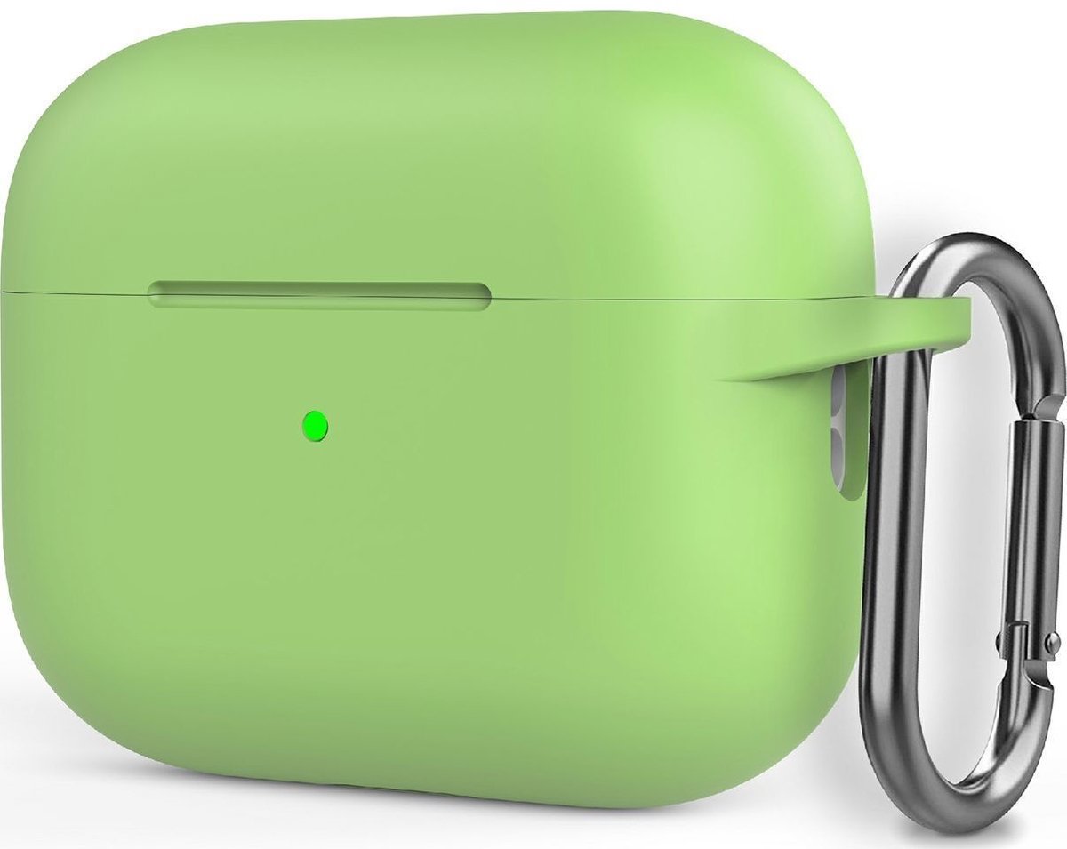 Mobigear Hoesje geschikt voor Apple AirPods Pro 2 Hoesje Flexibel Siliconen | Mobigear Classic - Groen