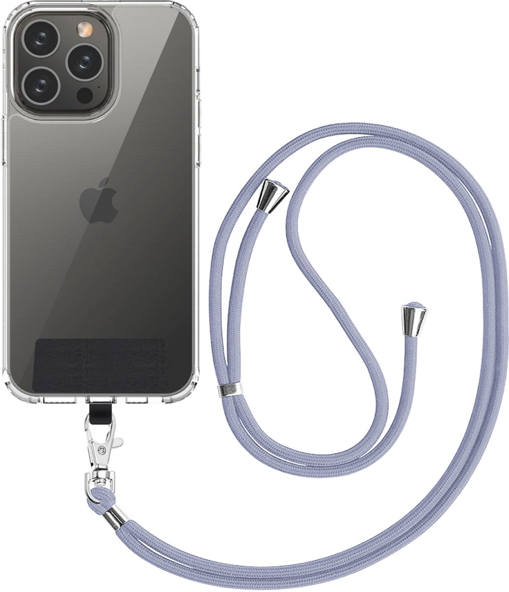 Mobigear Universeel Telefoonkoord Verstelbaar - Blauw