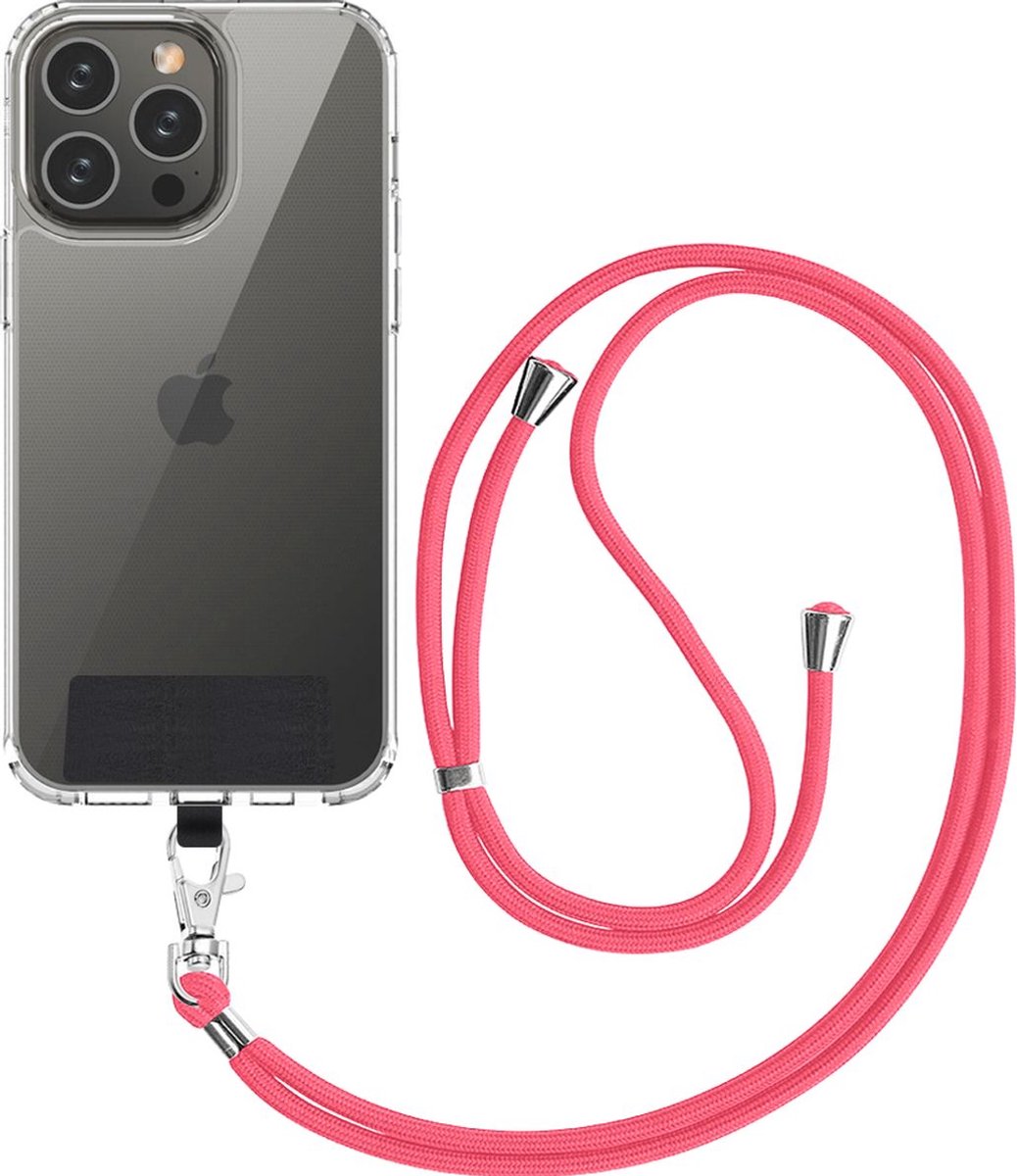 Mobigear Universeel Telefoonkoord Verstelbaar - Roze