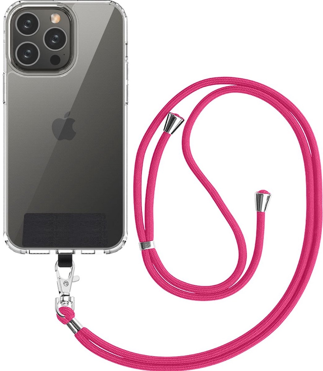 Mobigear Universeel Telefoonkoord Verstelbaar - Roze