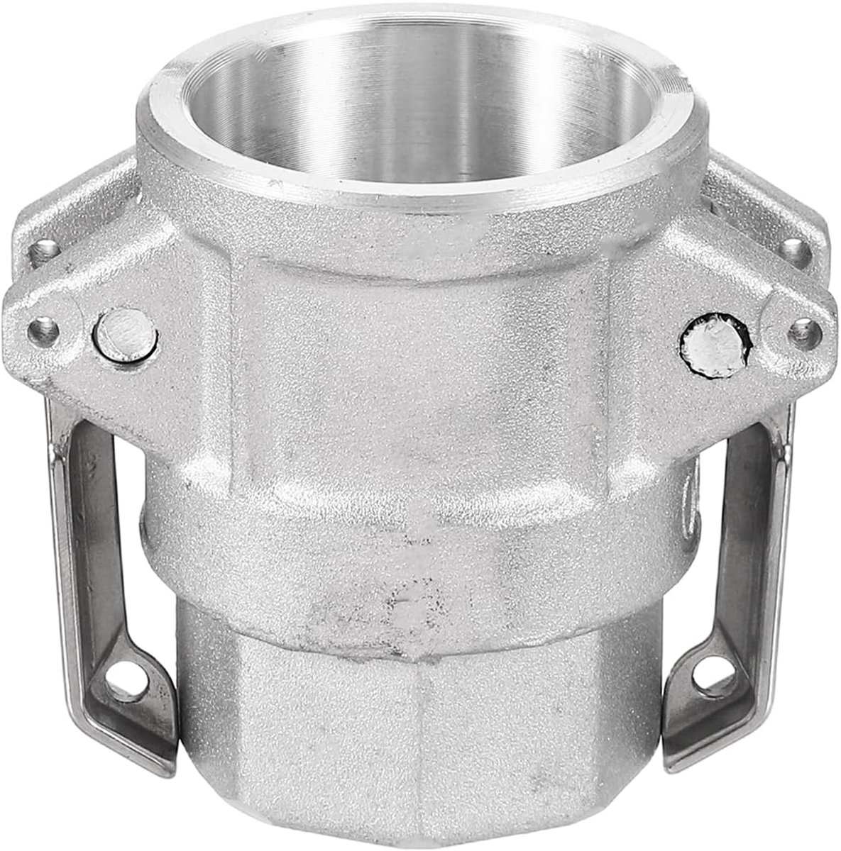 1 pak 1 inch aluminium nokvergrendelingsfittingen - mannelijke adapter x vrouwelijke NPT-draad, snelkoppelingskoppeling nokvergrendeling slangmontage, corrosiebestendig (deel D Cam groeftype)