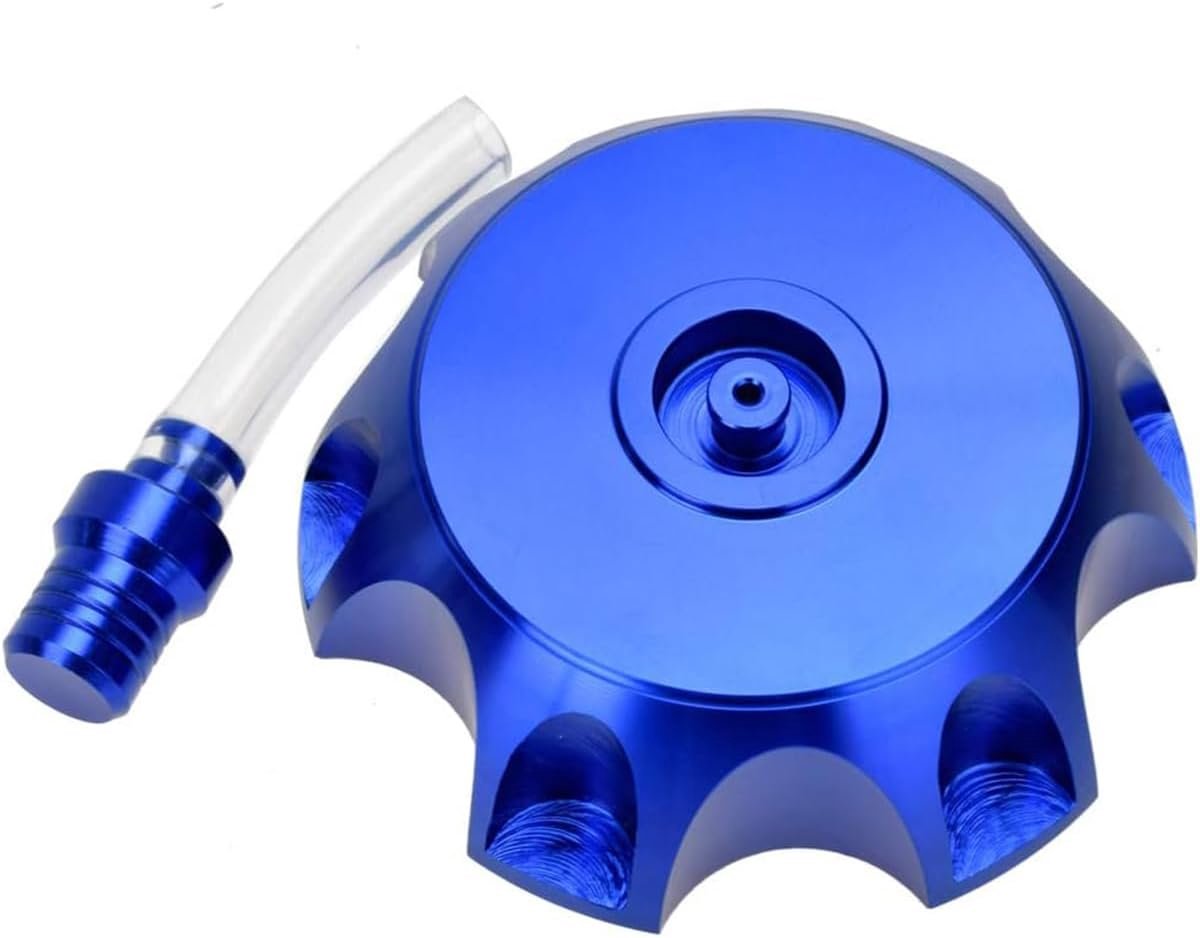 Motorfiets CNC Aluminium Benzine Brandstoftank Afdekdop voor Verbeterde Prestaties en Duurzaamheid Blauw