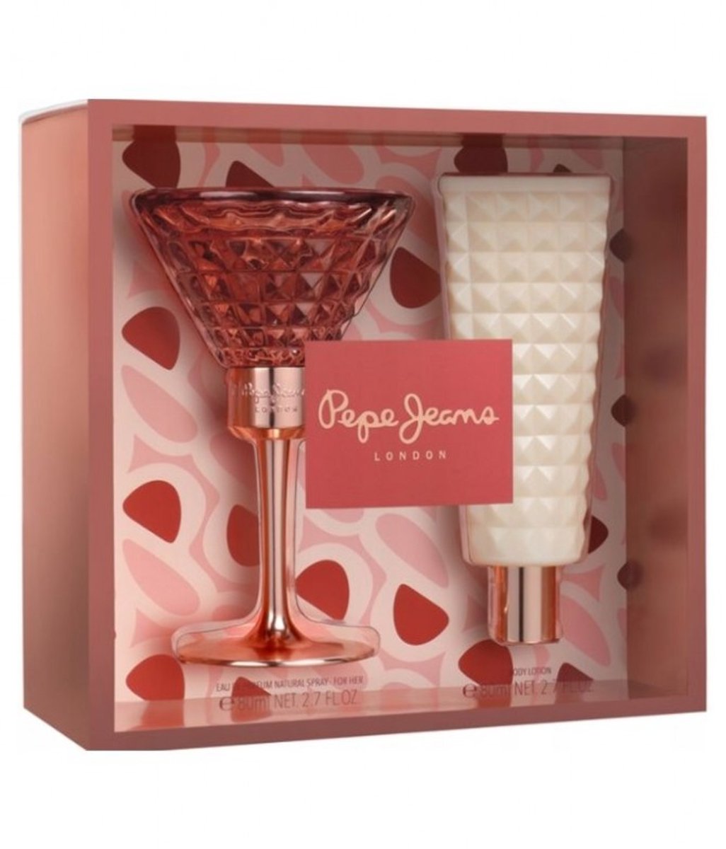 Pepe Jeans Life Is Now for Her Gift Set Eau de Parfum 80ml + Body Lotion 80ml