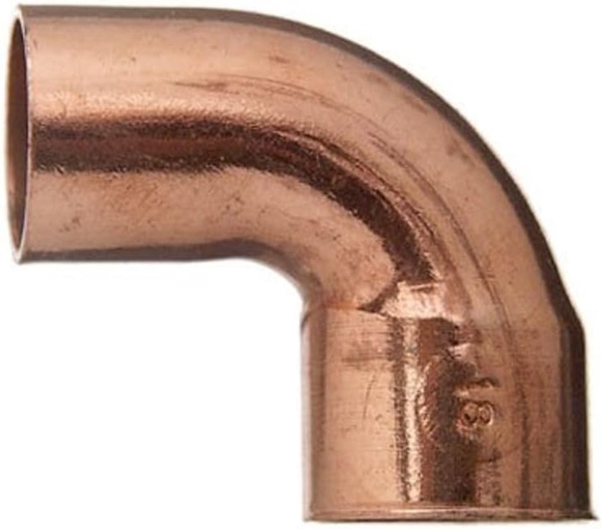 Soldeerhoek 90 graden, koper, 1 mof, A 18 mm, 10/1 stuks, T569218