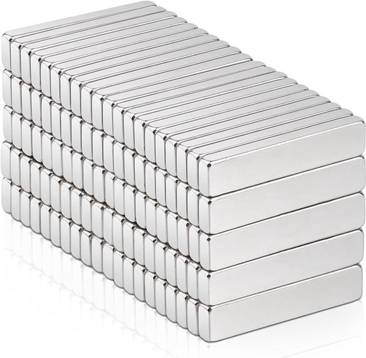 Inovra Plus - Sterke Neodymium Magneten 100 stuks van 20 x 4 x 2 mm - Extra Sterk