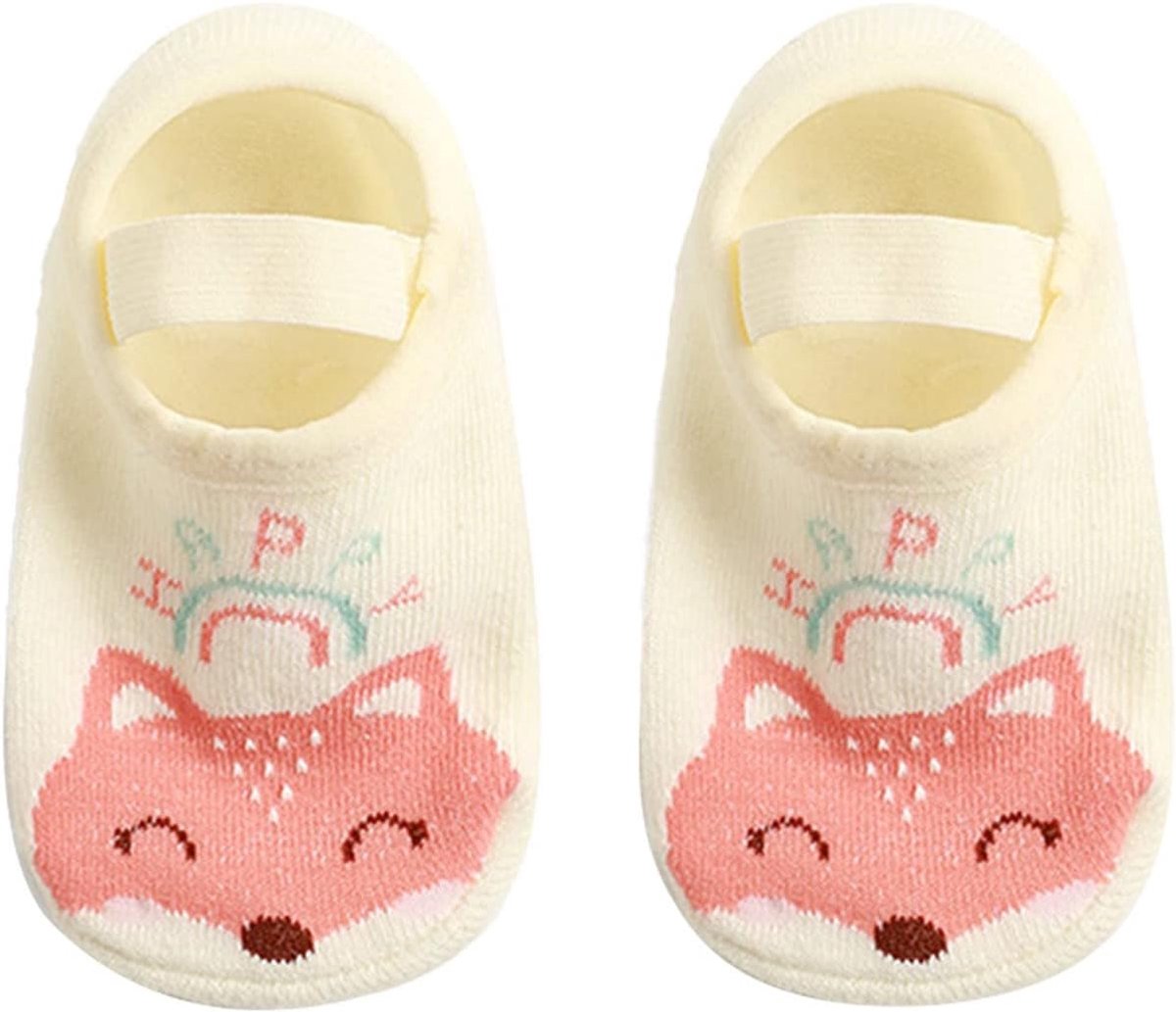 Babysokken Zomer - Ademende Schoentjes - Binnen en Buiten - Antislip Zolen - 0-6 Maanden - Multicolor