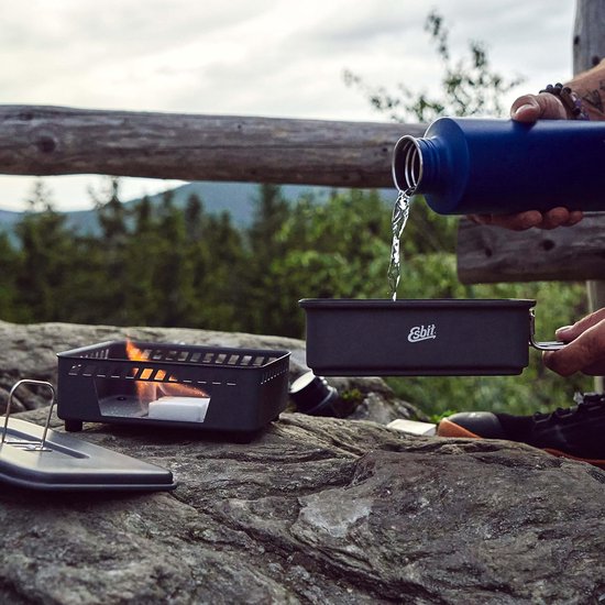 Esbit Outdoor Kooktoestel 1,1L - Brander met Kookpot - Aluminium — afbeelding 2