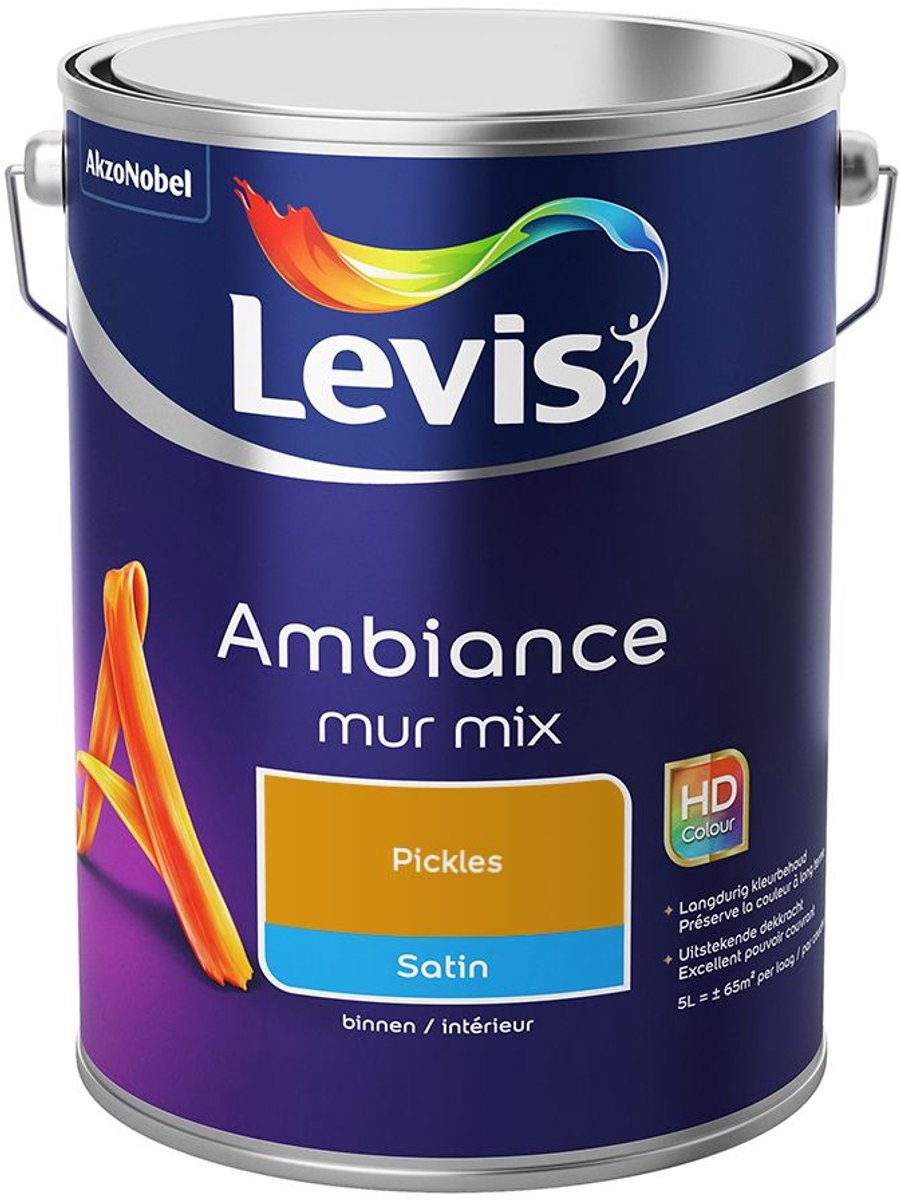 Levis - Ambiance Mur Satin Mix - Pickles - Mengverf - 5 L