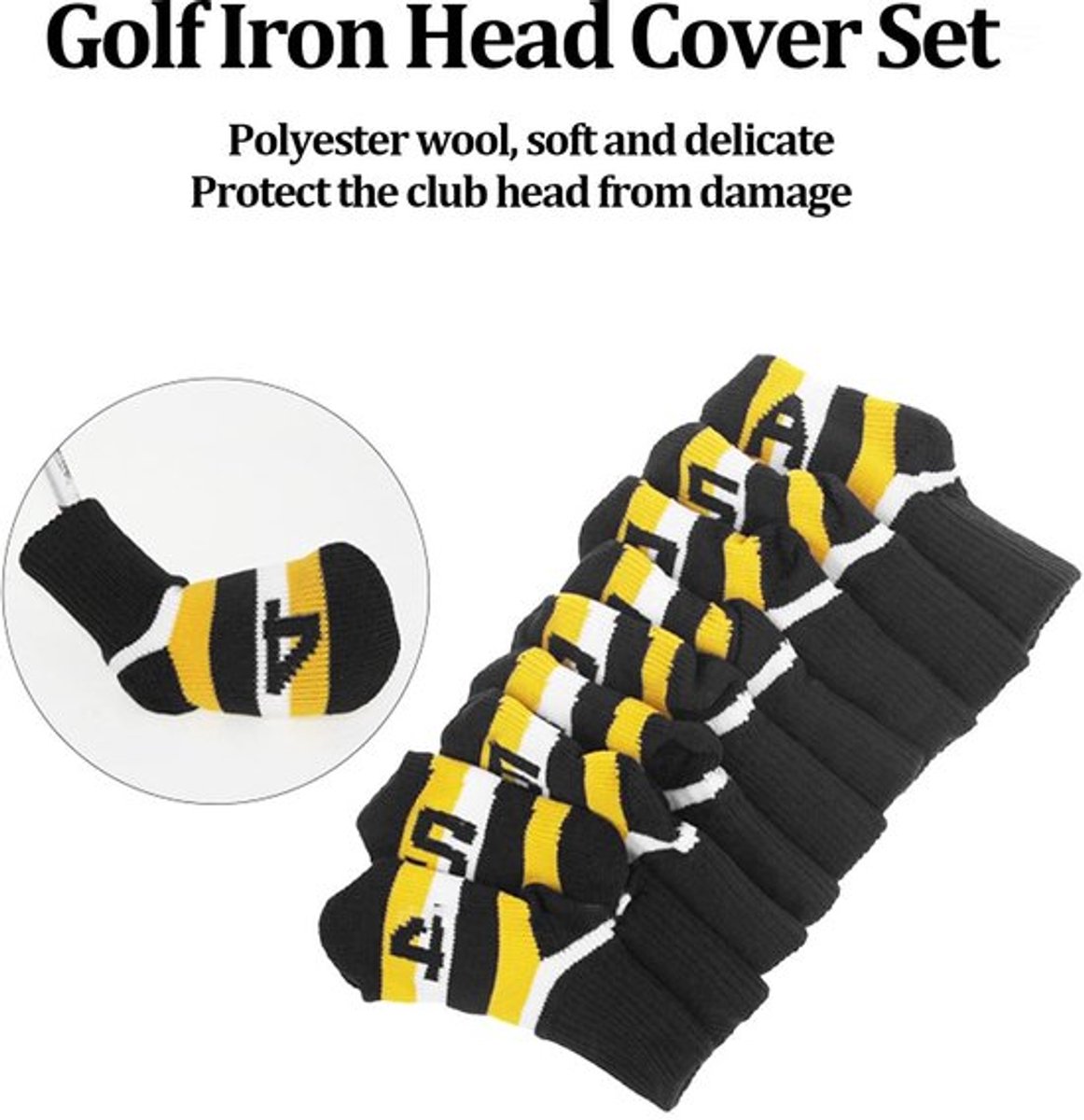 Dailygoods - Dikke pluche voering, golfclub bescherming