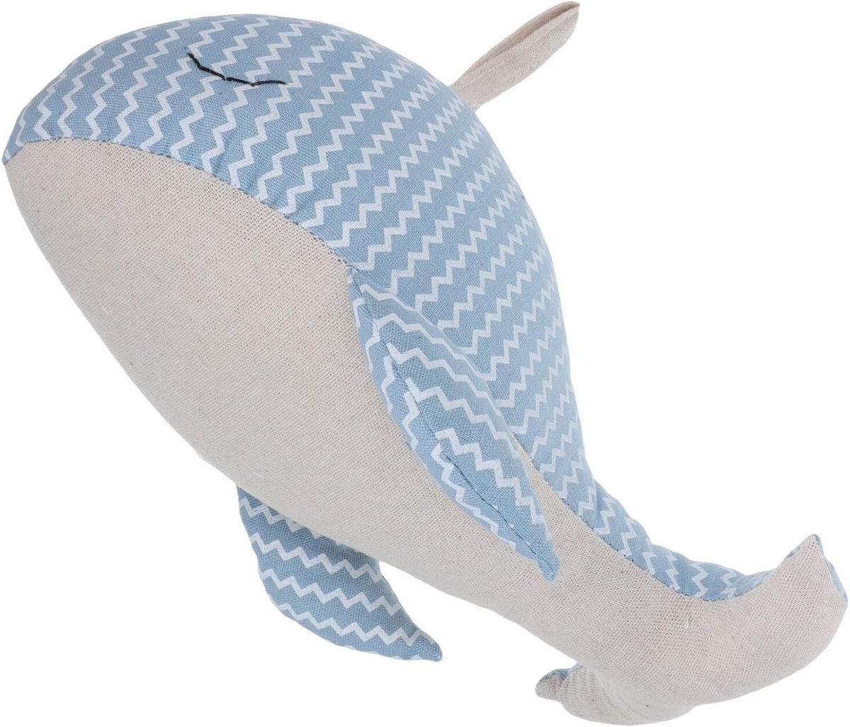 Walvis Deurstopper - Decoratieve Deurhouder - Deuren Open Houden - Zachte Stof Anti-botsing - 28 x 15 x 12 cm