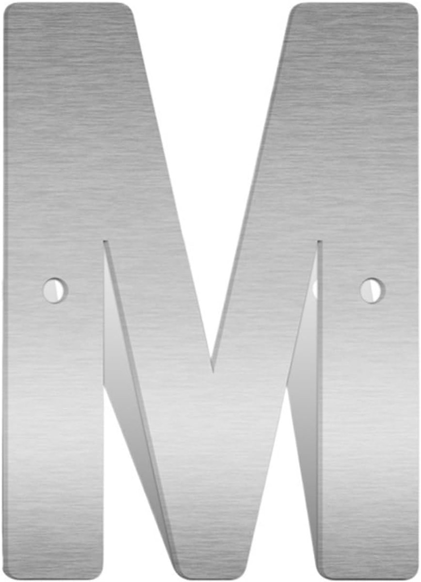 Drijvend Huisnummer - Adres Cijfer - Huis Identificatie - Roestvrij Staal - 7 Inch - Zilver