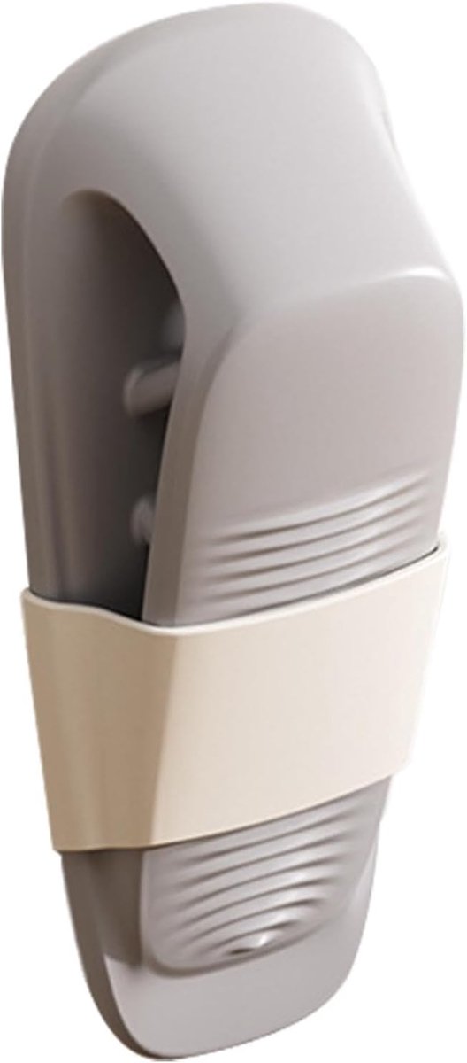 Deurstopper Vloer - Antislip Wig - Deuren Open Houden - Plat Profiel - 13 cm Lengte - Grijs