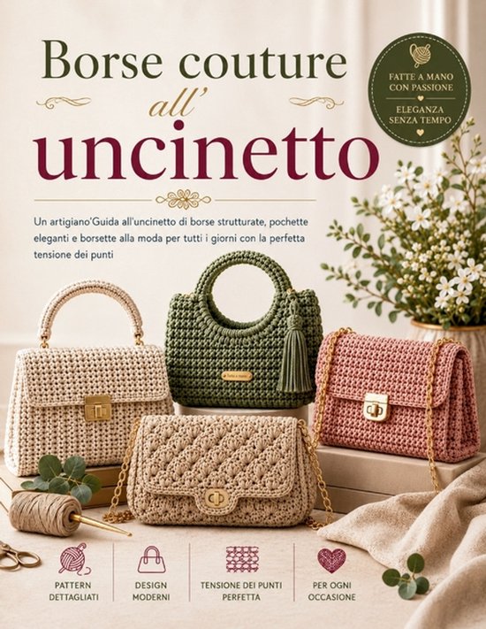 Borse couture all'uncinetto - cover