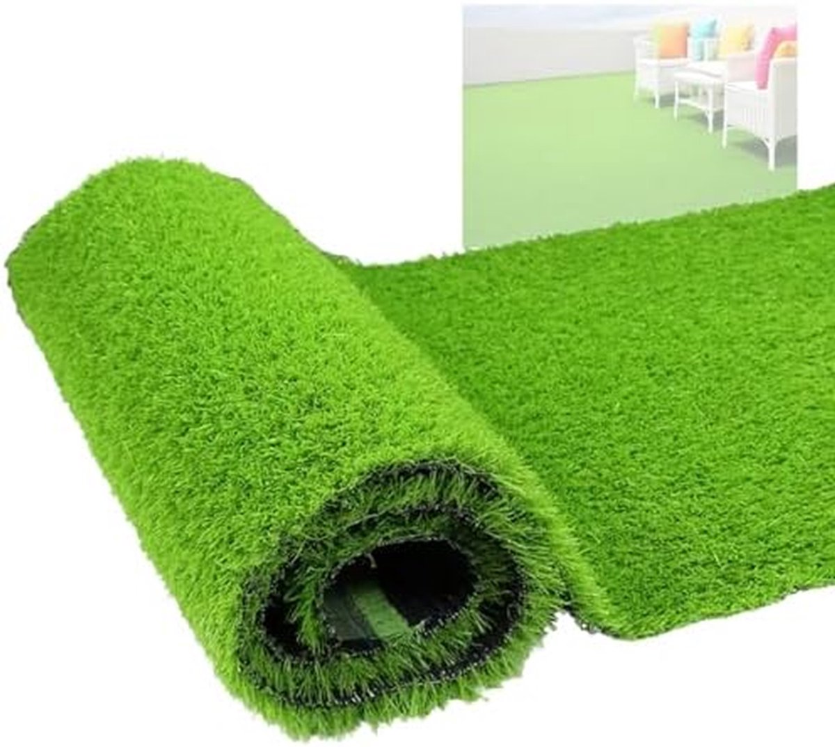 Kunstgras Tapijt - Synthetisch Gras - Buitenruimte Verfraaien - Huisdiervriendelijk Ontwerp - 160x250 cm - Groen