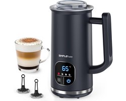 Elektrische Melkopschuimer - RVS - 4-in-1 Functie - Automatische Uitschakeling - Voor Koffieliefhebbers