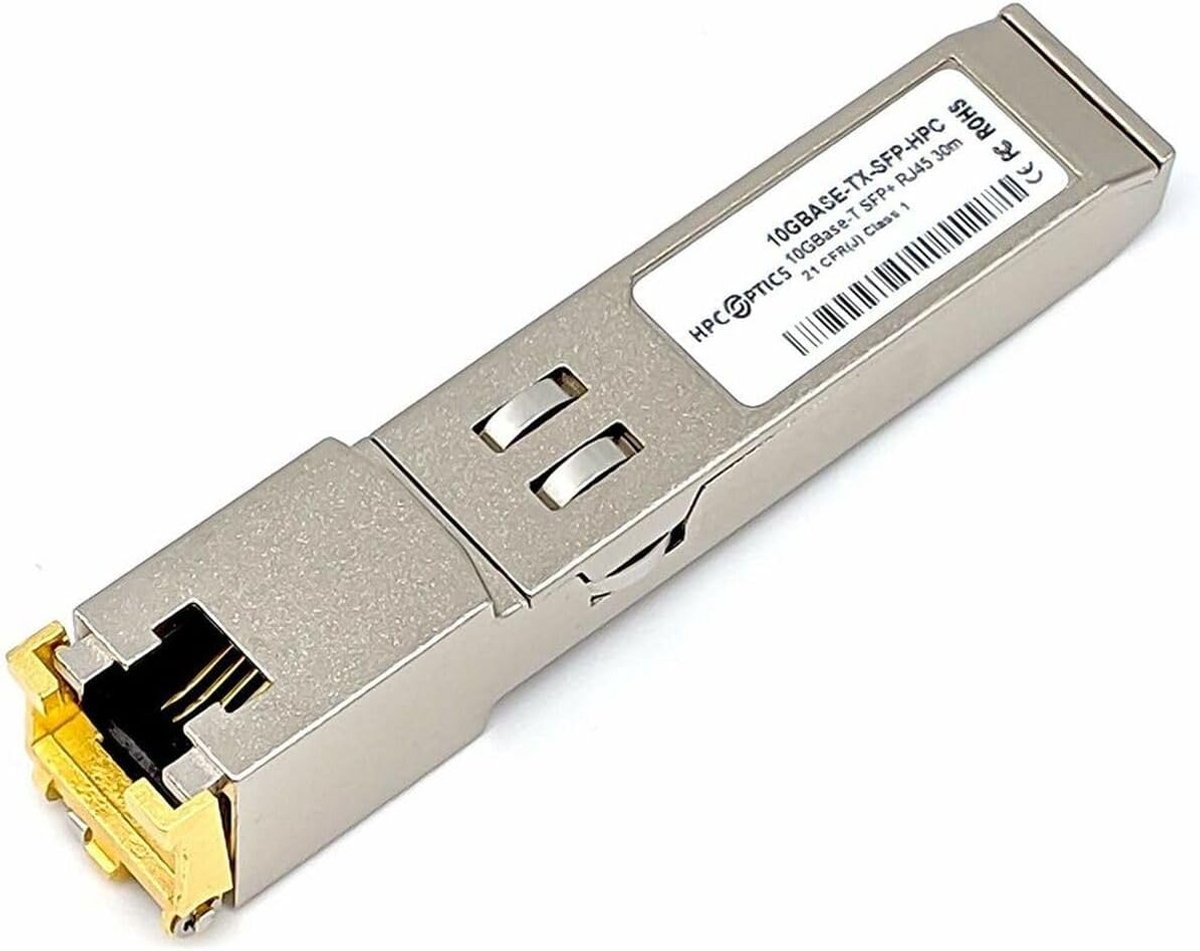 Netwerk Module - SFP Transceiver - Snelle Dataoverdracht - 10GBASE-T Standaard - 50 x 50 x 28 cm - Origineel