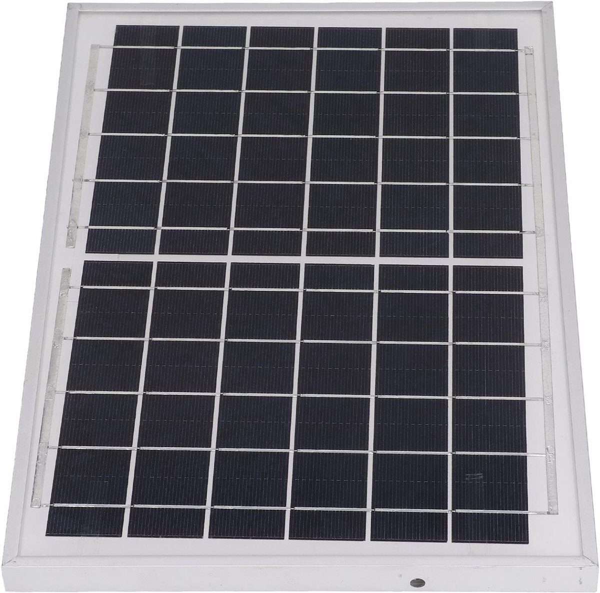 Zonne-energiepaneel - Draagbare oplader - Off-grid verlichting - Waterdicht IP65 - 10W 6V - Zwart