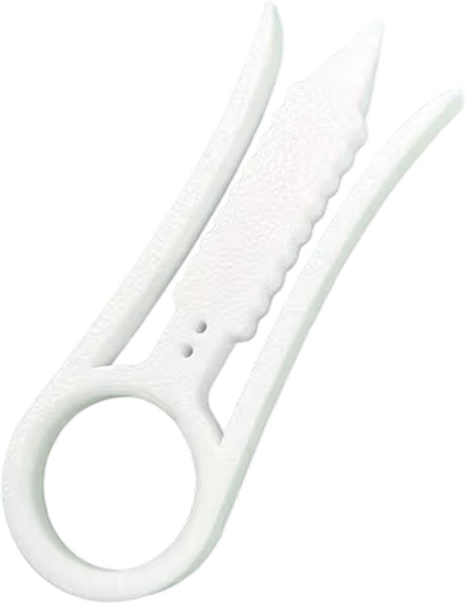 Kabelstriptang - Draadstripper Gereedschap - Netwerkonderhoud - Flexibele aanpassing - 7.9x2.7x0.6 cm - Wit