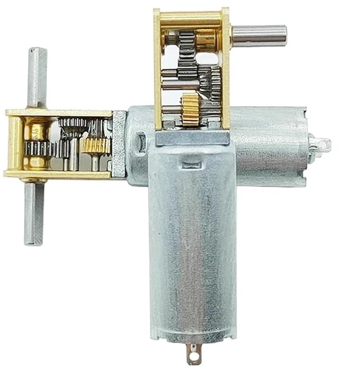 Mini Transmissiemotor - DC Motor - Modelbouw Projecten - Hoog Koppel - 3V tot 12V - Metaal