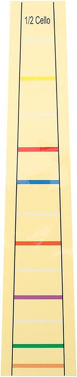 Praktische Vingergeleider voor Viool, Fretboard Labels en Vingerpositie Stickers voor Beginners en Cellospelers (1/2)