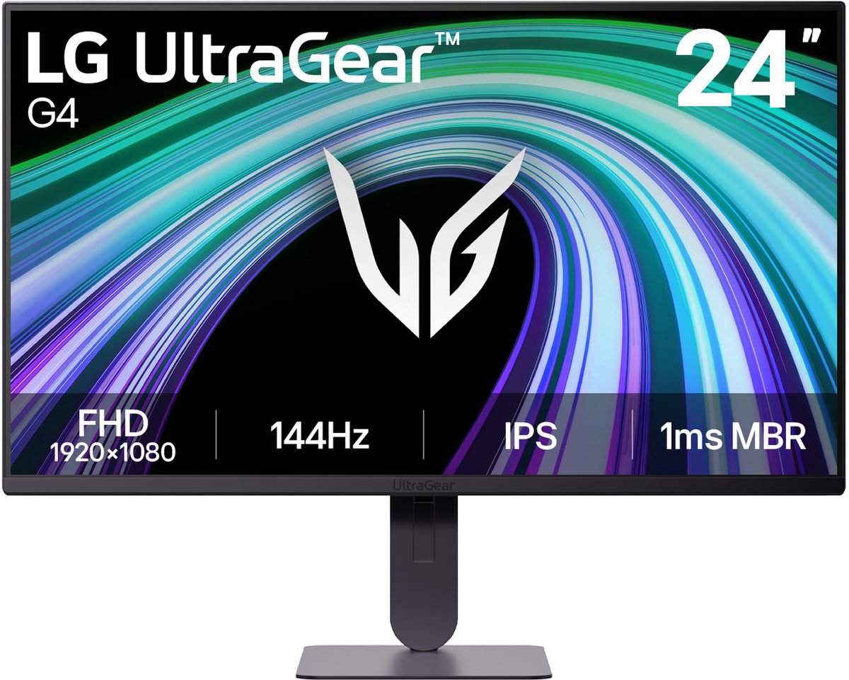 LG UltraGear 24G411B-B - Full HD IPS Gaming Monitor - 144hz - 24 inch