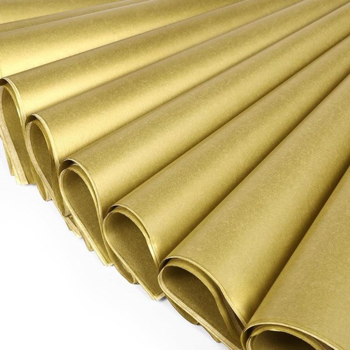Cadeaupapier 60 zijdepapier verpakkingsmateriaal goud - Allecto Plus